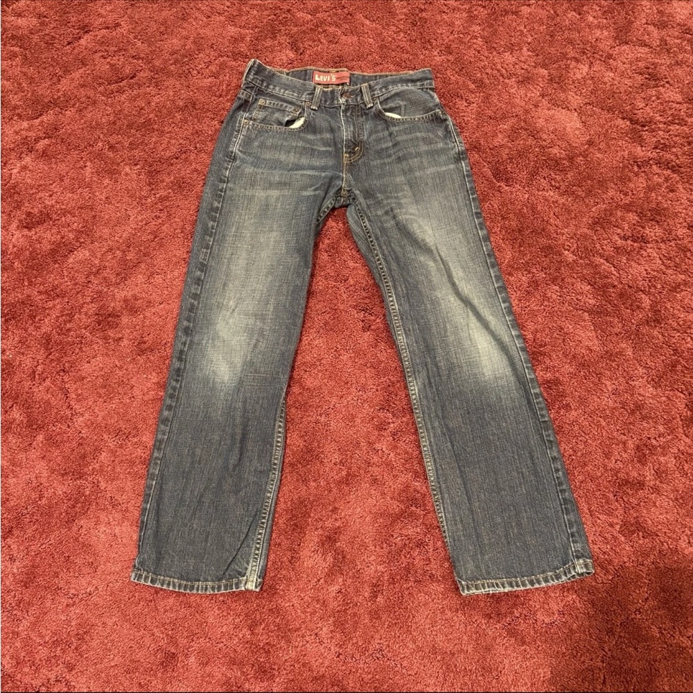 Levi's Boys Straight Blue Jeans